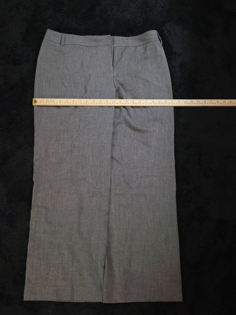 Apt 9 Women's Dress Pants 16 Short Trouser Taupe Micro Pattern Business Casual - Picture 5 of 16